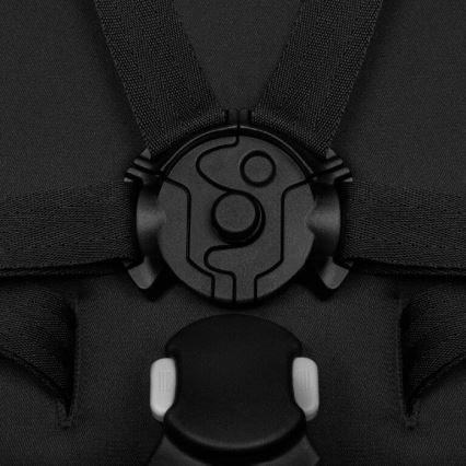 Lionelo - Sportska dječja kolica AZURA crna/siva