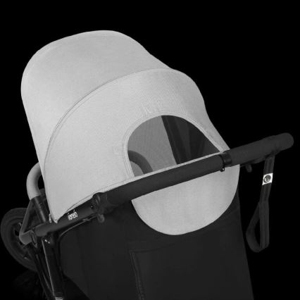 Lionelo - Sportska dječja kolica AZURA crna/siva