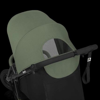 Lionelo - Sportska dječja kolica AZURA crna/zelena