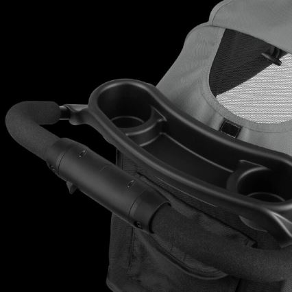 Lionelo - Sportska dječja kolica EMMA PLUS siva/crna