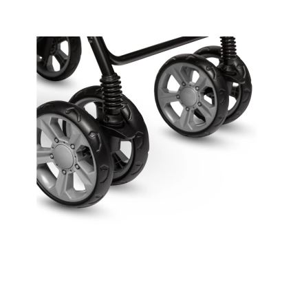 Lionelo - Sportska dječja kolica EMMA PLUS siva