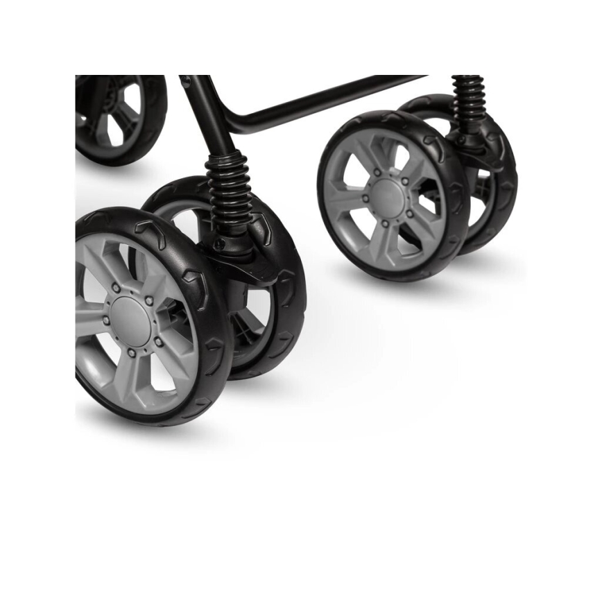 Lionelo - Sportska dječja kolica EMMA PLUS siva