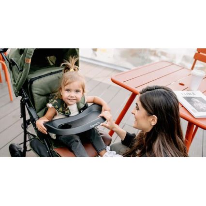 Lionelo - Sportska dječja kolica EMMA PLUS zelena/crna