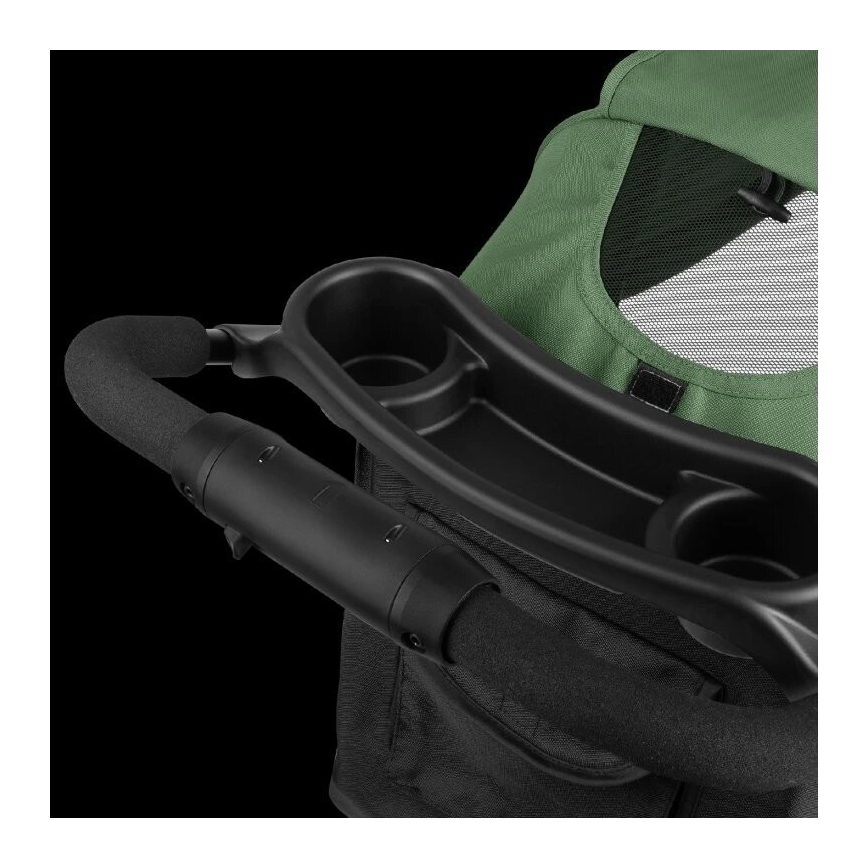 Lionelo - Sportska dječja kolica EMMA PLUS zelena/crna