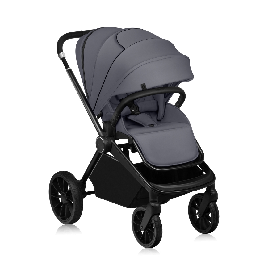 Lionelo - Sportska dječja kolica MIKA PLUS Grey Stone