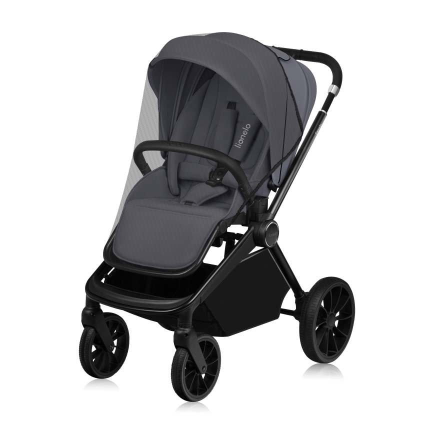 Lionelo - Sportska dječja kolica MIKA PLUS Grey Stone