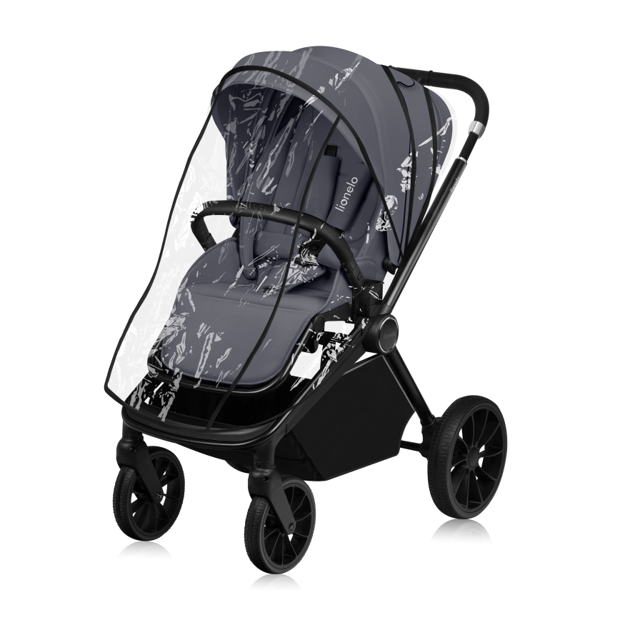 Lionelo - Sportska dječja kolica MIKA PLUS Grey Stone