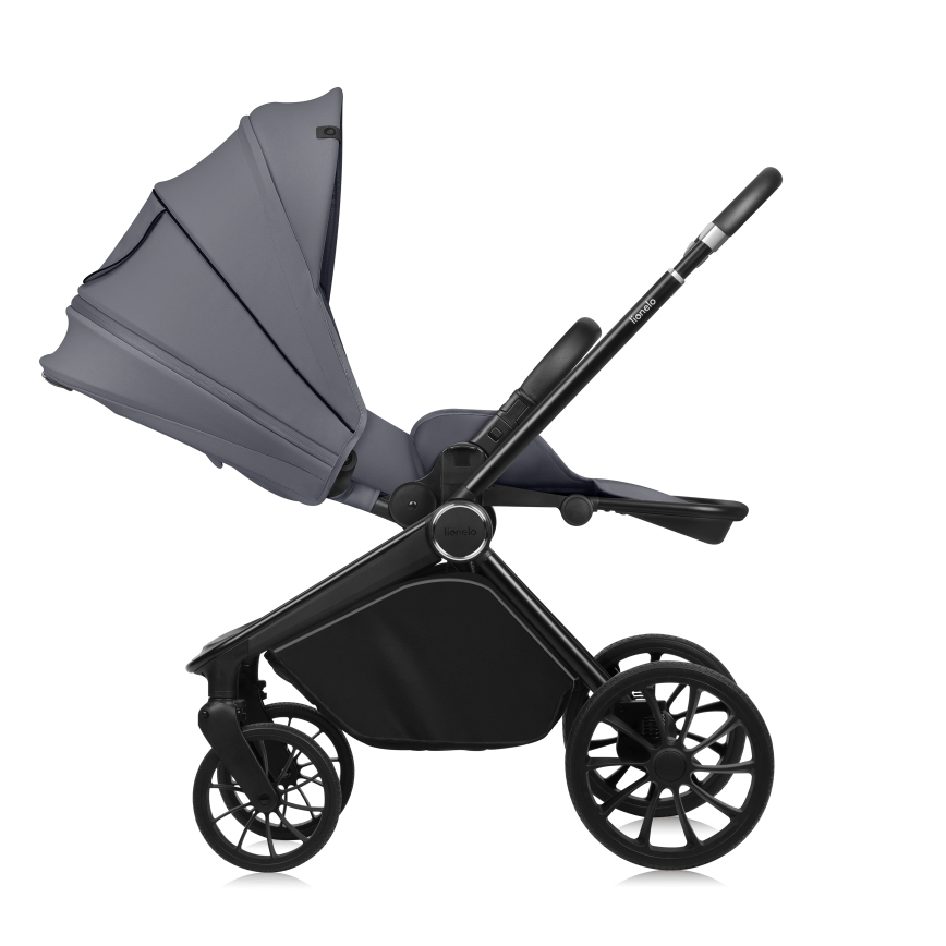 Lionelo - Sportska dječja kolica MIKA PLUS Grey Stone