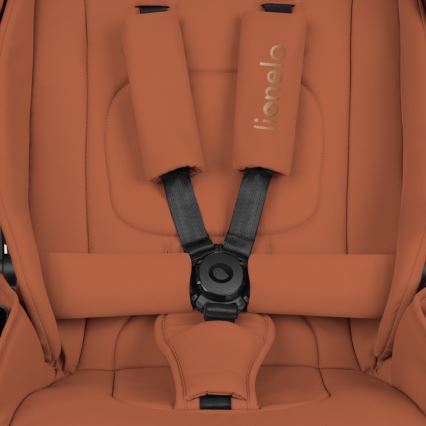 Lionelo - Sportska dječja kolica MIKA PLUS hrđasto-smeđa