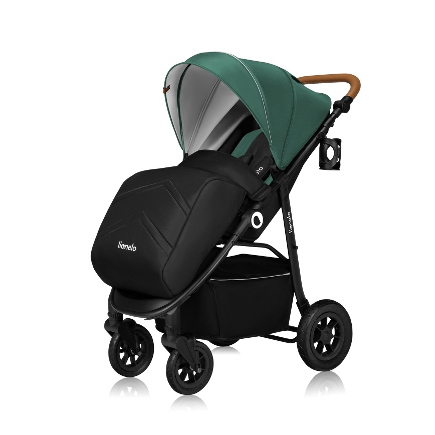 Lionelo - Sportska dječja kolica NATT Smaragdno zelena