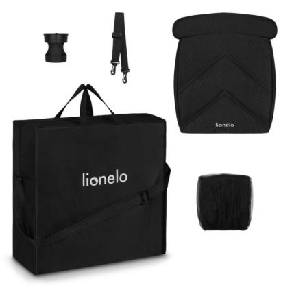 Lionelo - Sportska kolica CLOE crna/plava/zlatna