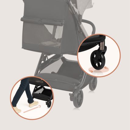Lionelo - Sportska kolica JULIE AIR Beige Sand