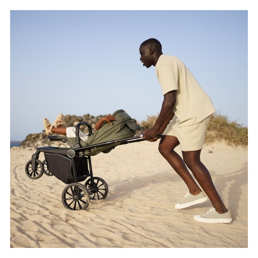 Lionelo - Sportska kolica MIKA PLUS maslinasto zelena