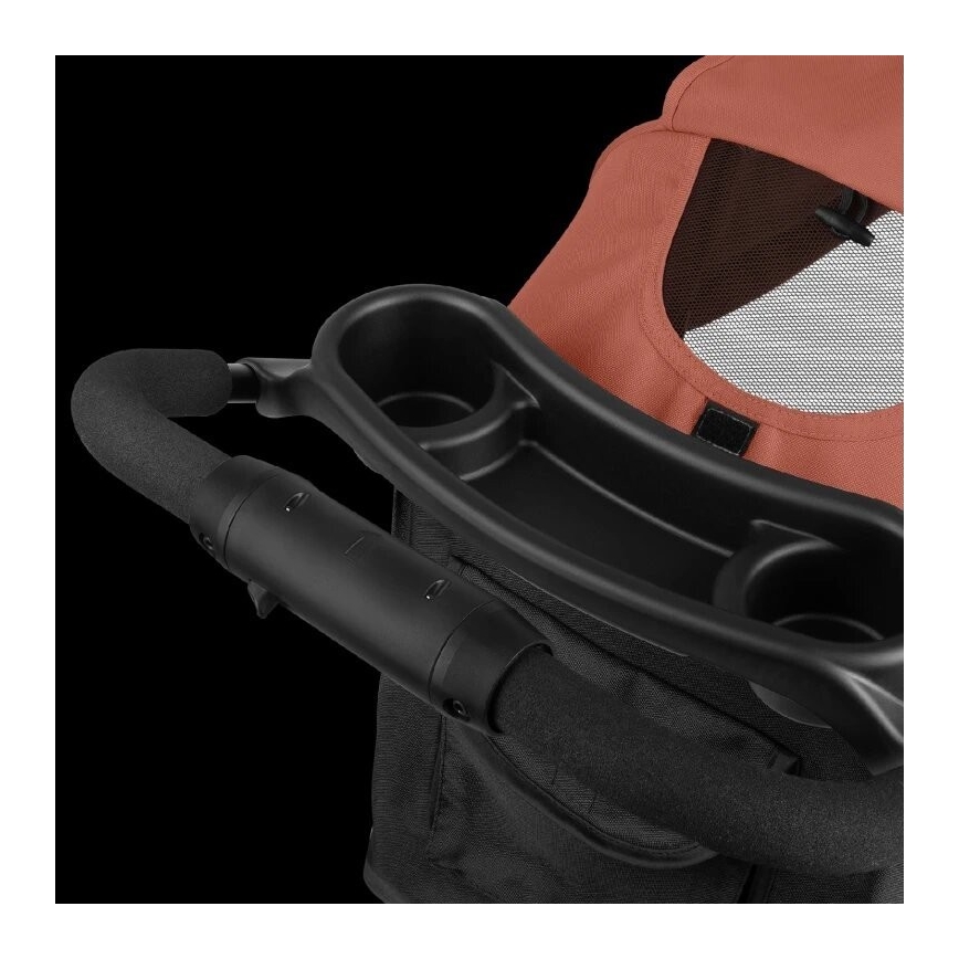 Lionelo - Sportski kolica EMMA PLUS ciglasta/crna