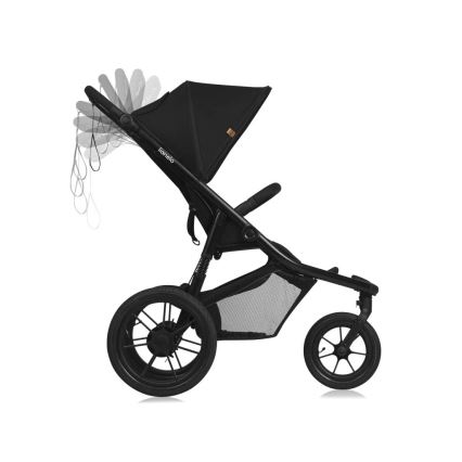 Lionelo - Sportski kolica AZURA crna