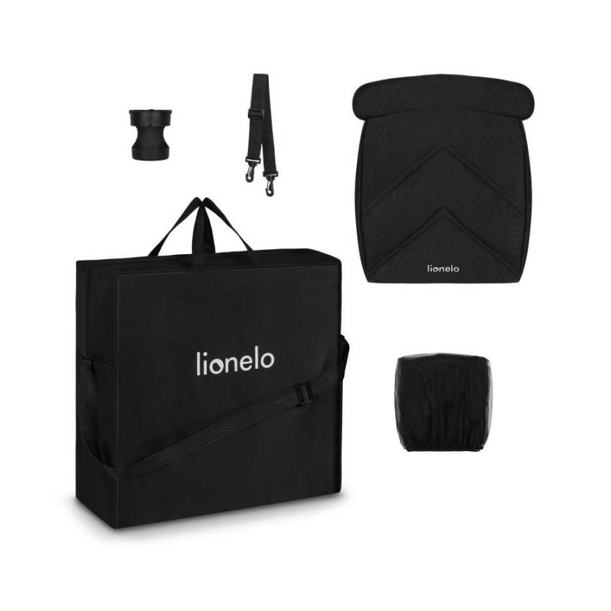 Lionelo - Sportski kolica CLOE crna/plava/zlatna