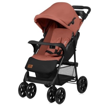 Lionelo - Sportski kolica EMMA PLUS ciglasta/crna