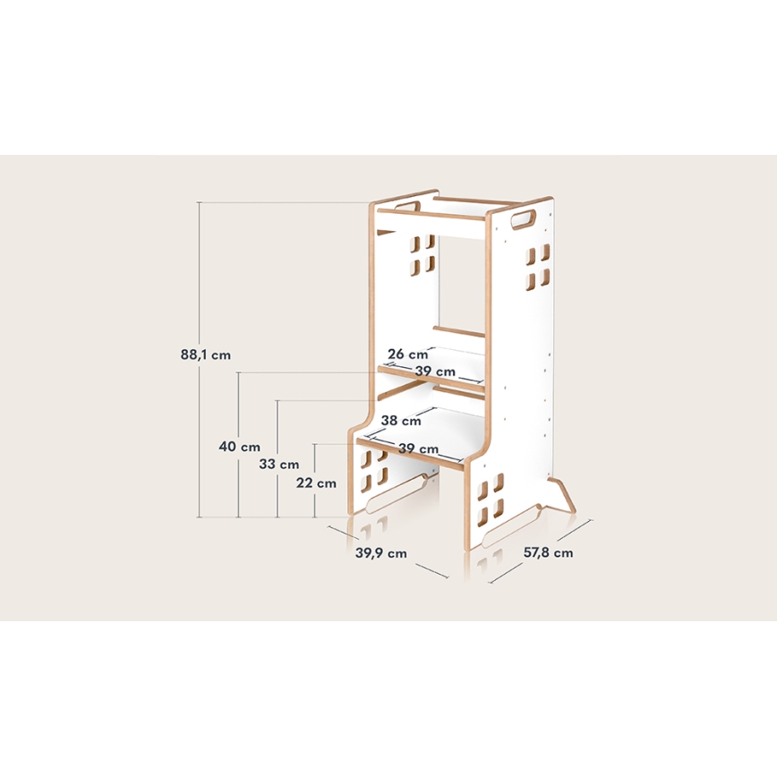 Lionelo - Toranj za učenje CASS Bijeli