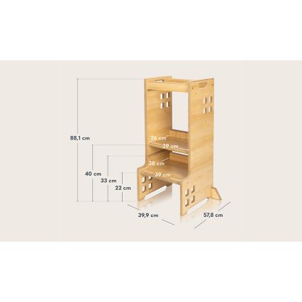 Lionelo - Toranj za učenje CASS Natural