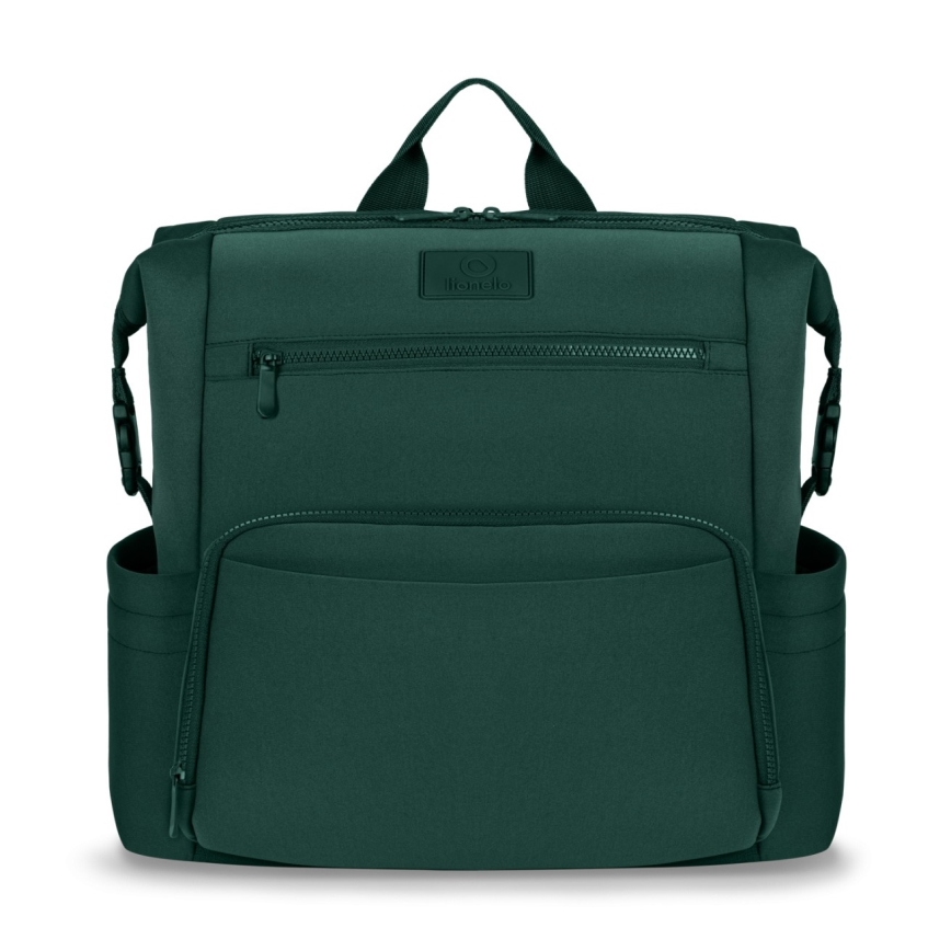 Lionelo - Torba za pelene CUBE Green Forest za kolica