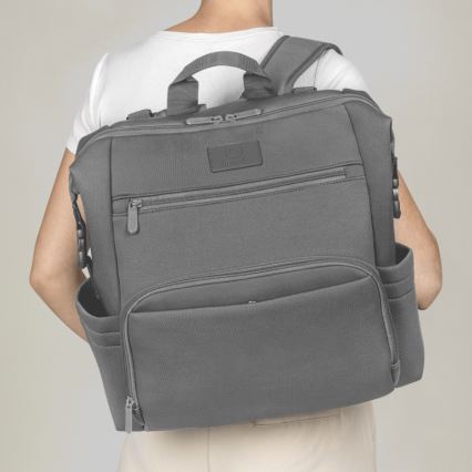 Lionelo - Torba za pelene za kolica CUBE Grey Stone