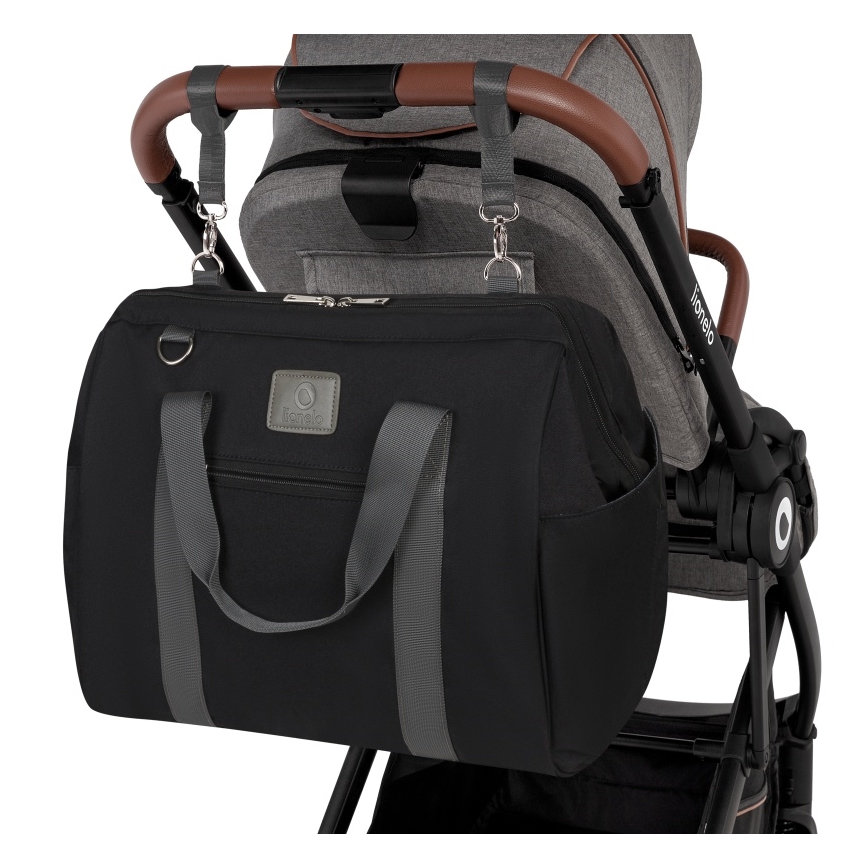 Lionelo - Torba za previjanje za kolica IDA Black Onyx