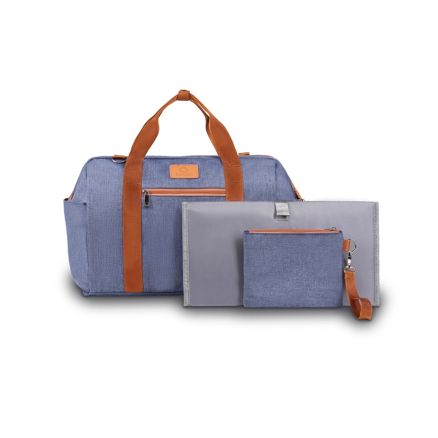 Lionelo - Torba za previjanje za kolica IDA Blue Denim
