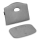 Lionelo - Uložak za dječju stolicu za hranjenje FLORIS CUSHION Grey Stone