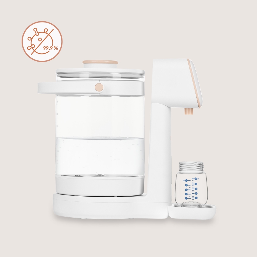 Lionelo - Uređaj za pripremu dječje formule BABYPRESTO 2.0 1200W/230V Bijela
