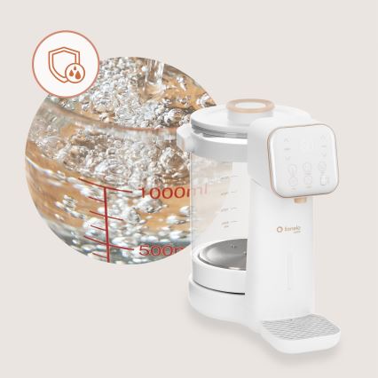 Lionelo - Uređaj za pripremu dječje formule BABYPRESTO 2.0 1200W/230V Bijela