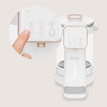 Lionelo - Uređaj za pripremu dječje formule BABYPRESTO 2.0 1200W/230V Bijela