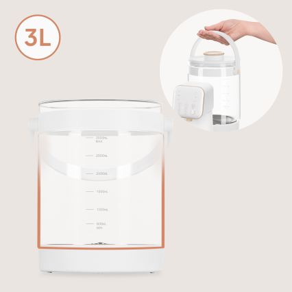Lionelo - Uređaj za pripremu dječje formule BABYPRESTO 2.0 1200W/230V Bijela