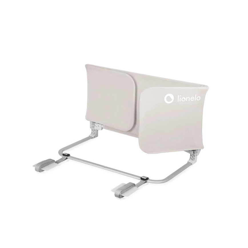 Lionelo - Zaštitna ograda za krevet LORA XL, siva