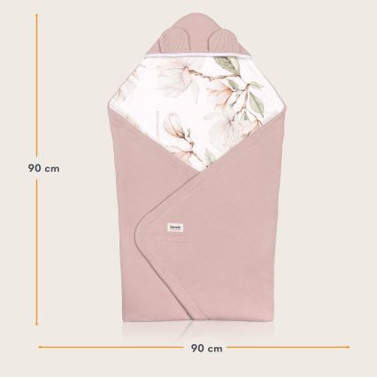 Lionelo - Zavinovača za autosjedalicu TRAVEL SWADDLE 90x90 cm bež magnolija