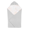 Lionelo - Zavinovača za autosjedalicu TRAVEL SWADDLE 90x90 cm Grey Baloon