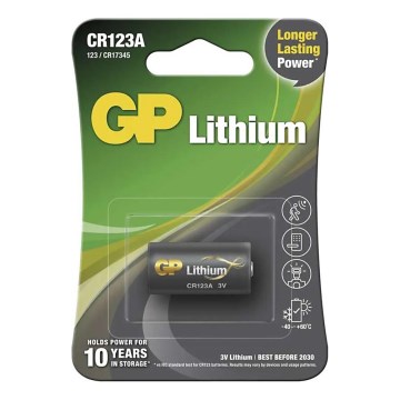 Litijska baterija CR123A GP LITHIUM 3V/1400 mAh