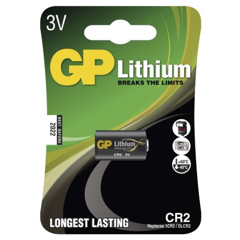 Litijska baterija CR2 GP LITHIUM 3V/800 mAh