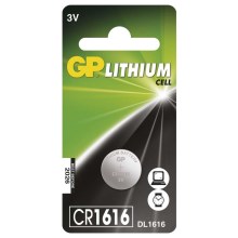 Litijska gumbasta baterija CR1616 GP LITHIUM 3V/55 mAh