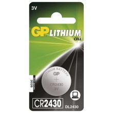 Litijska gumbasta baterija CR2430 GP LITHIUM 3V/300 mAh