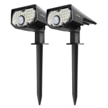 Litom - SET 2x LED Solarna svjetiljka sa senzorom 2v1 LED/3,7V IP67