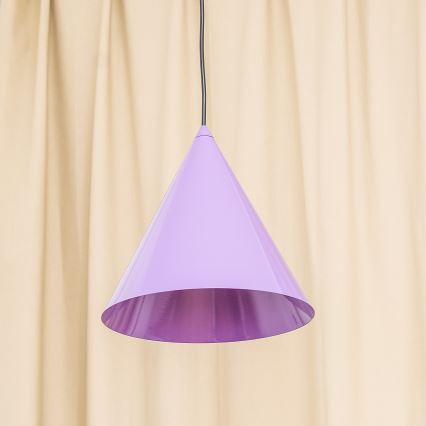 Ljubičasti luster na sajli ETNA 1xE27/15W/230V promjer 25 cm
