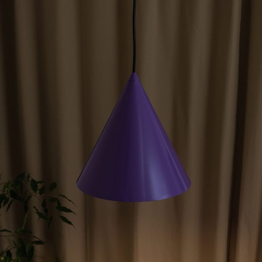 Ljubičasti luster na sajli ETNA 1xE27/15W/230V promjer 25 cm