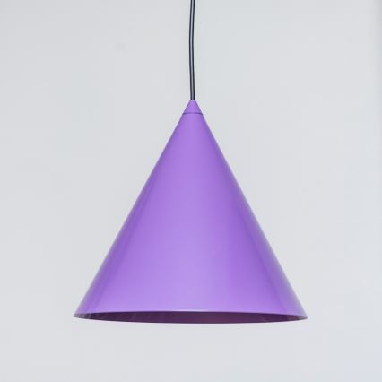 Ljubičasti luster na sajli ETNA 1xE27/15W/230V promjer 25 cm