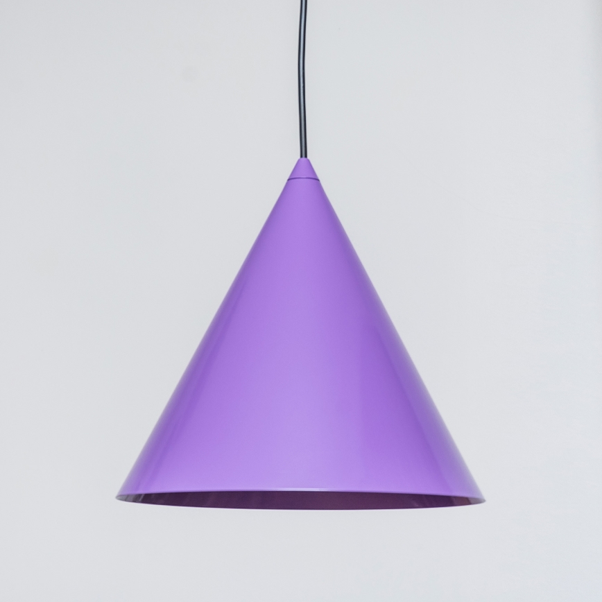 Ljubičasti luster na sajli ETNA 1xE27/15W/230V promjer 25 cm