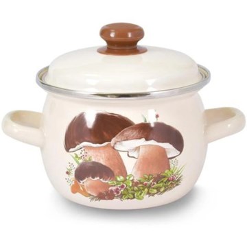 Lonac s poklopcem TORO 3,5 l s motivom gljiva