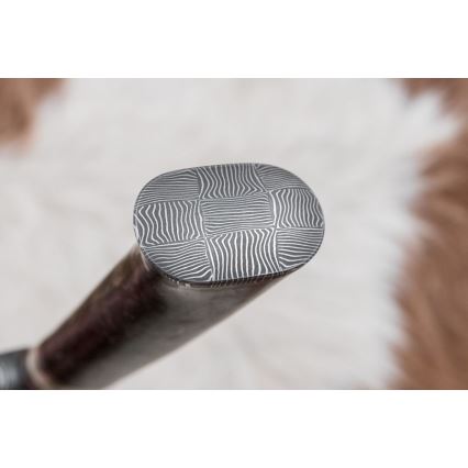 Lovački damask nož 13,8 cm breza/devina kost