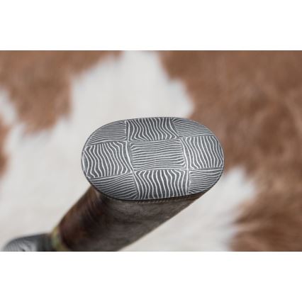 Lovački damask nož 14,5 cm joha/serpentinit