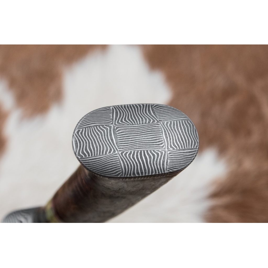 Lovački damask nož 14,5 cm joha/serpentinit
