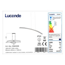 Lucande - LED Luster na sajli LORIAN LED/19W/230V
