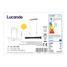 Lucande - LED Prigušivi luster na sajli EBBA 5xLED/5W/230V